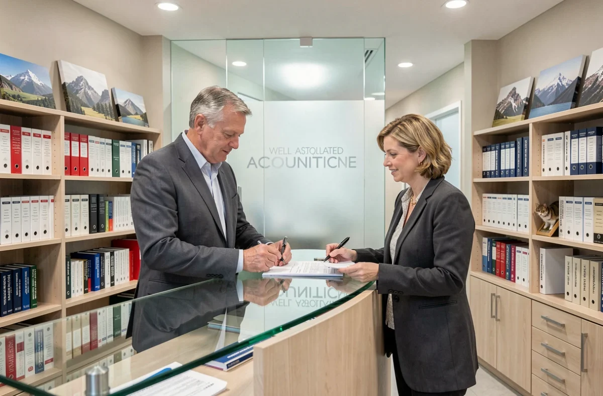 Réception du cabinet Jean Neyret, cabinet comptable professionnel en Savoie