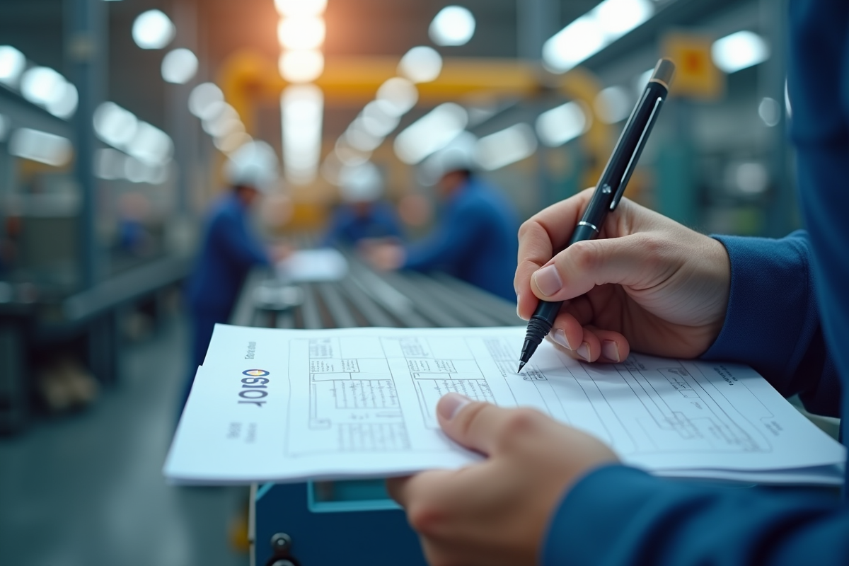Mains tenant une checklist lors d